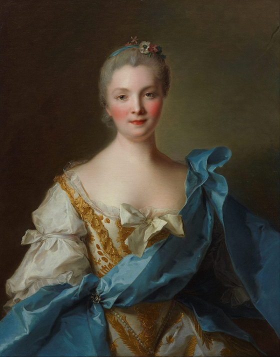 Louise-Jeanne de Durfort de Duras - par Jean-Marc Nattier, 1762
